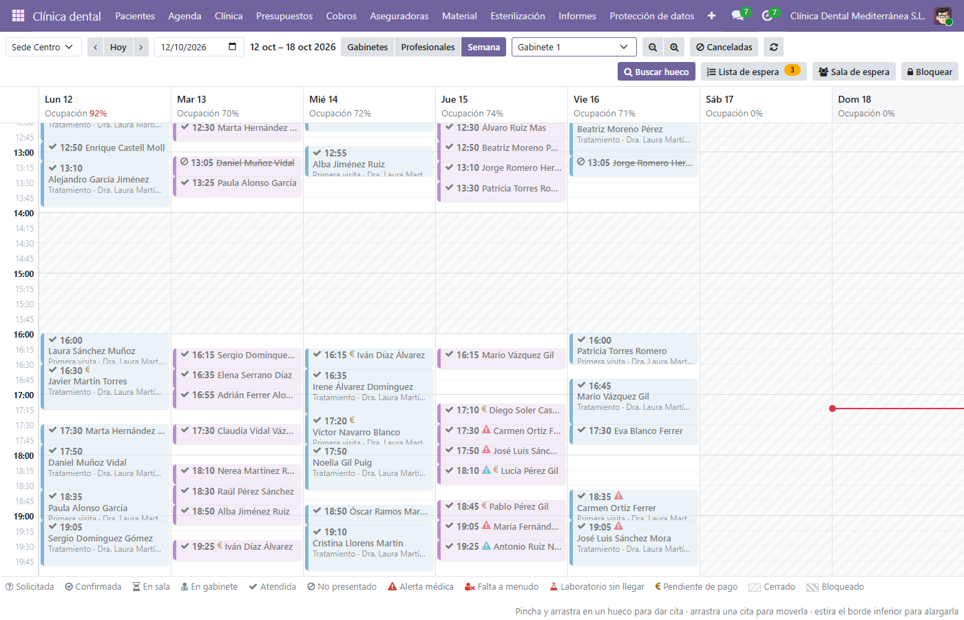 Planificación de turnos, horarios y registro de jornada en Odoo